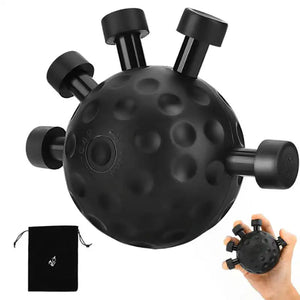 LENZIE gym finger hand strengthener grip with adjustable resistance for forearm and climbing training, shown with textured grip surface.