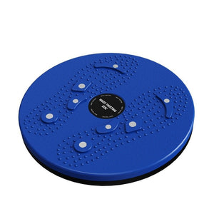 Lenzie Fitness Twister Plate for core workouts, featuring a black circular weight plate with textured grip surface.