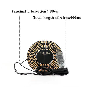 LENZIE car rear windshield LED animated eyes lamp with dynamic devil eye design, warning light for anti-tailgating, interactive rearview mirror.