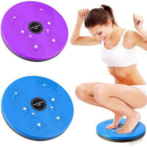 Lenzie Fitness Twister Plate with textured surface for core and balance exercises, shown in a close-up image.