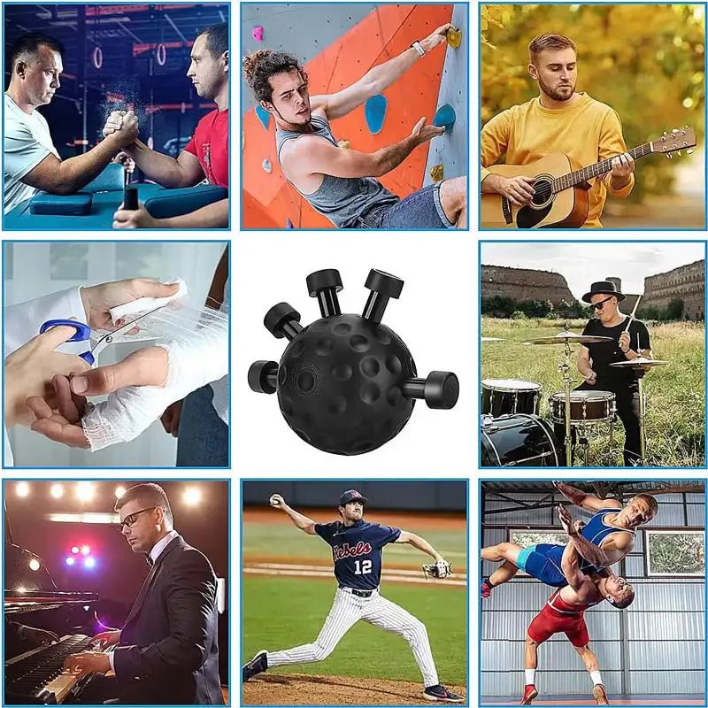 LENZIE gym finger hand strengthener grip with adjustable resistance, forearm exerciser, ideal for climbing and grip training.