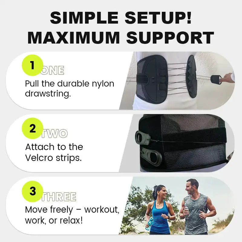 Adjustable Lumbar Support Belt
