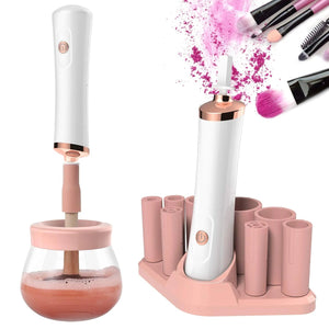 AUTOMATIC MAKE UP BRUSH CLEANER