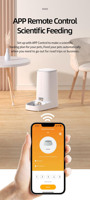 Pet Smart WIFI Automatic Food  Dispenser