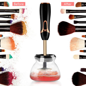 AUTOMATIC MAKE UP BRUSH CLEANER